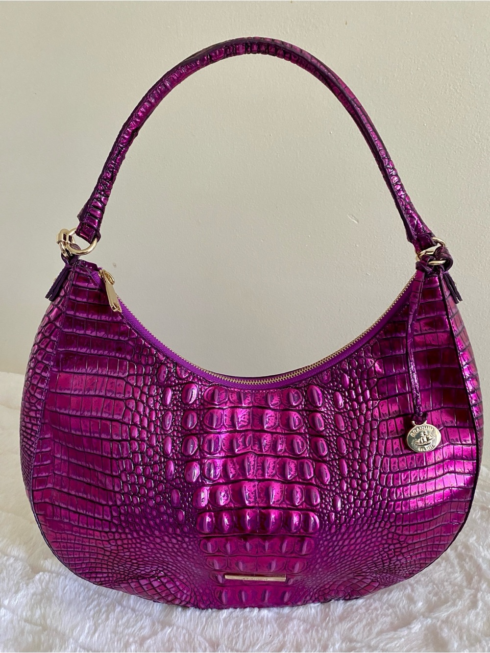 Brahmin Bekka Purple Potion Melbourne Shoulder Bag - Stunning Colors